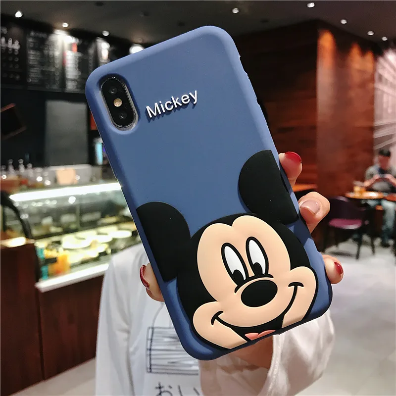 

For Huawei Honor 7X 9N V20 Mate 9 10 Pro 20 Lite Y6 2018 P Smart Case Cartoon Mickey Soft Silicone Cover