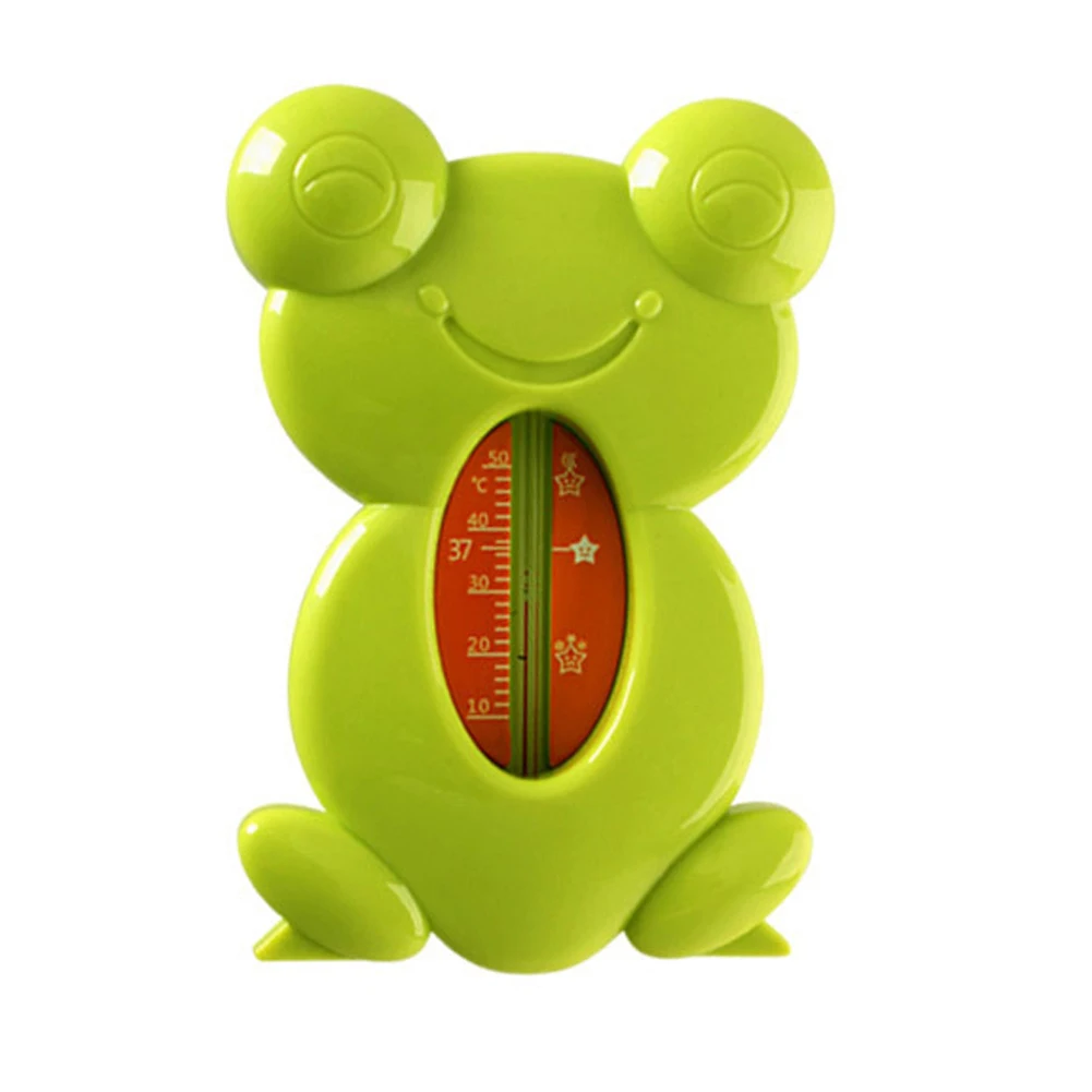 Cartoon Floating Lovely Water Thermometer Baby Bathing Frog Shape Temperature Kids Toy Toddler Shower Accessories
