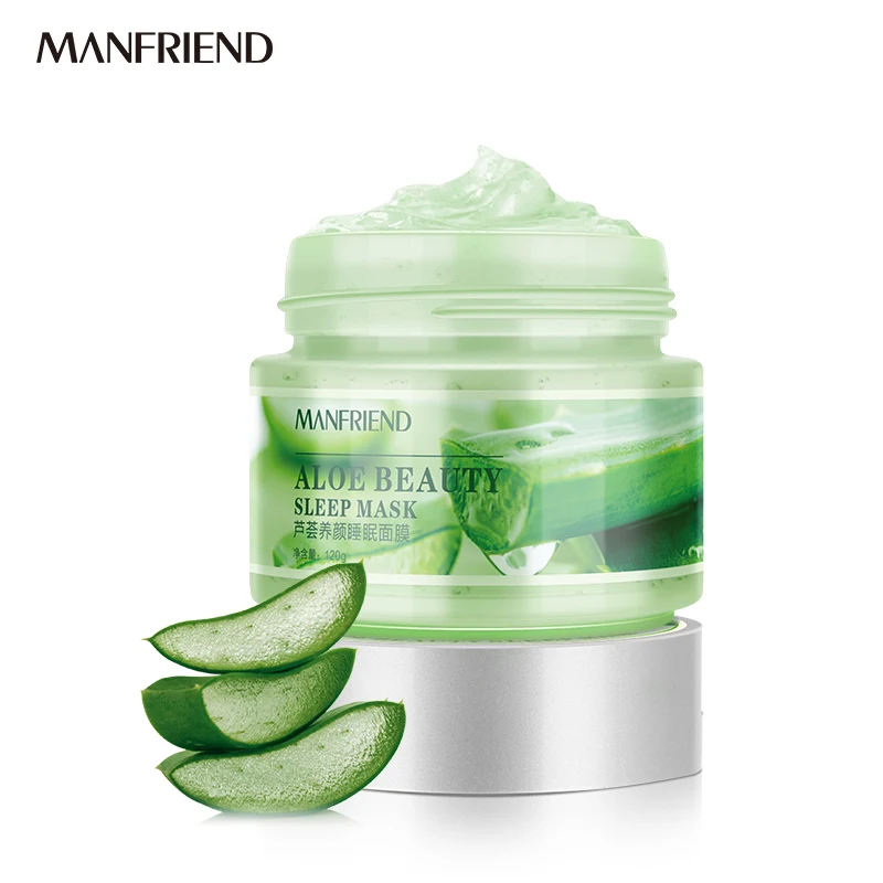 Aloe Vera Gesichtspflege Schlafmaske Haut Bleaching Feuchtigkeitscreme Creme Reinigung Poren