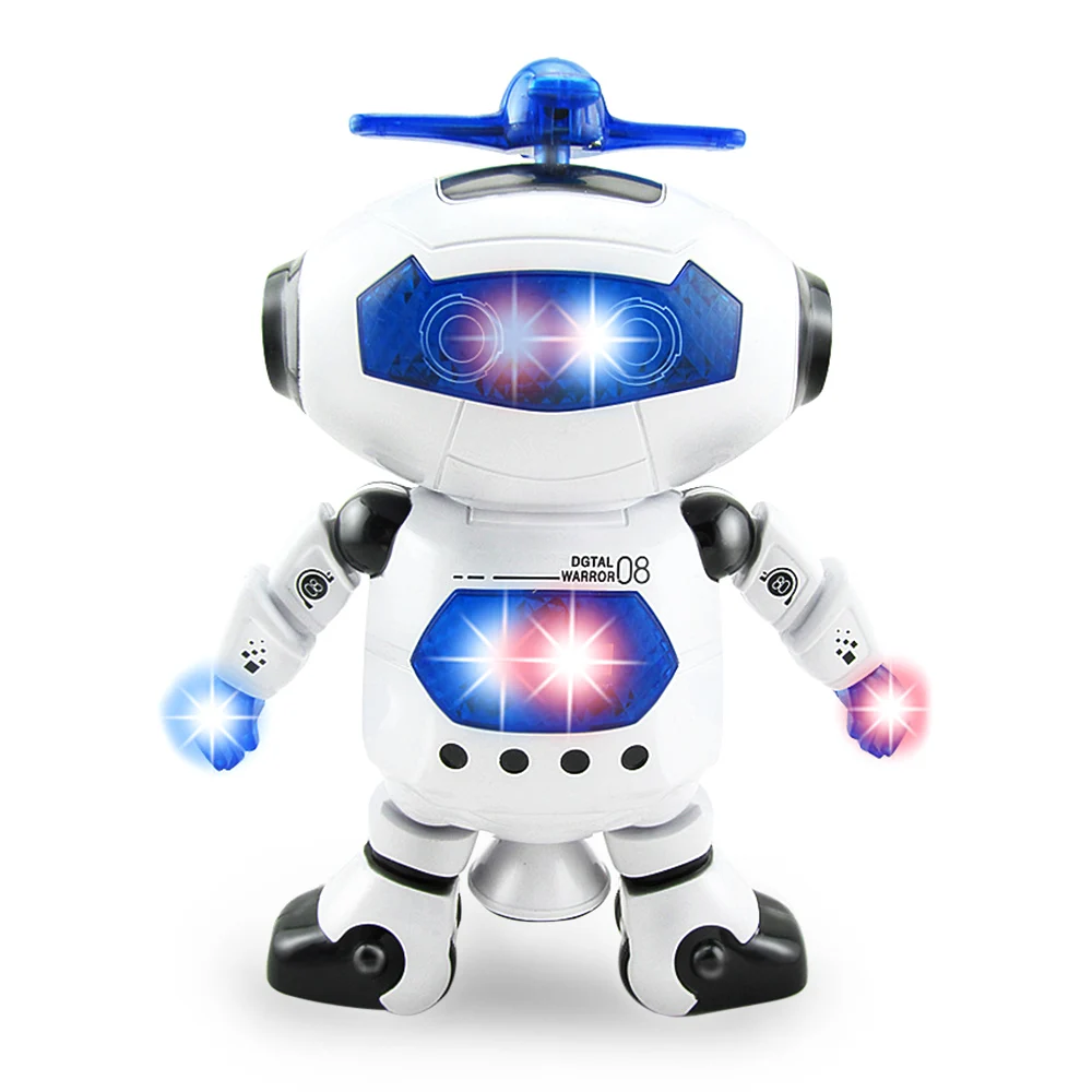 electronic walking dancing robot toy