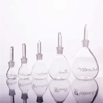 

5-100ml Glass Specific Gravity Bottle Pycnometer Class A Science Labware