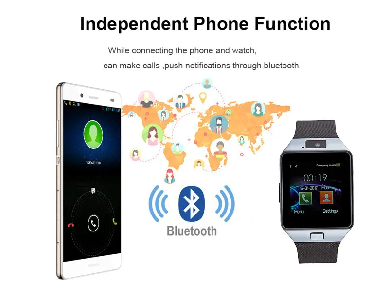 Bluetooth Смарт часы DZ09 носимые наручные часы для телефона Relogio 2G SIM TF карта для Iphone samsung Android смартфон Smartwatch