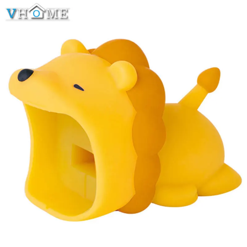 

Dropshipping 1Pcs Cartoon Cute Animal Charger Protector Big Cable Bite Protection Cover Cute Charger Protective Cable Winder