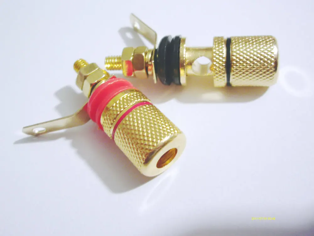 1000pcs Gold Plated Audio speaker Binding Post  fo...