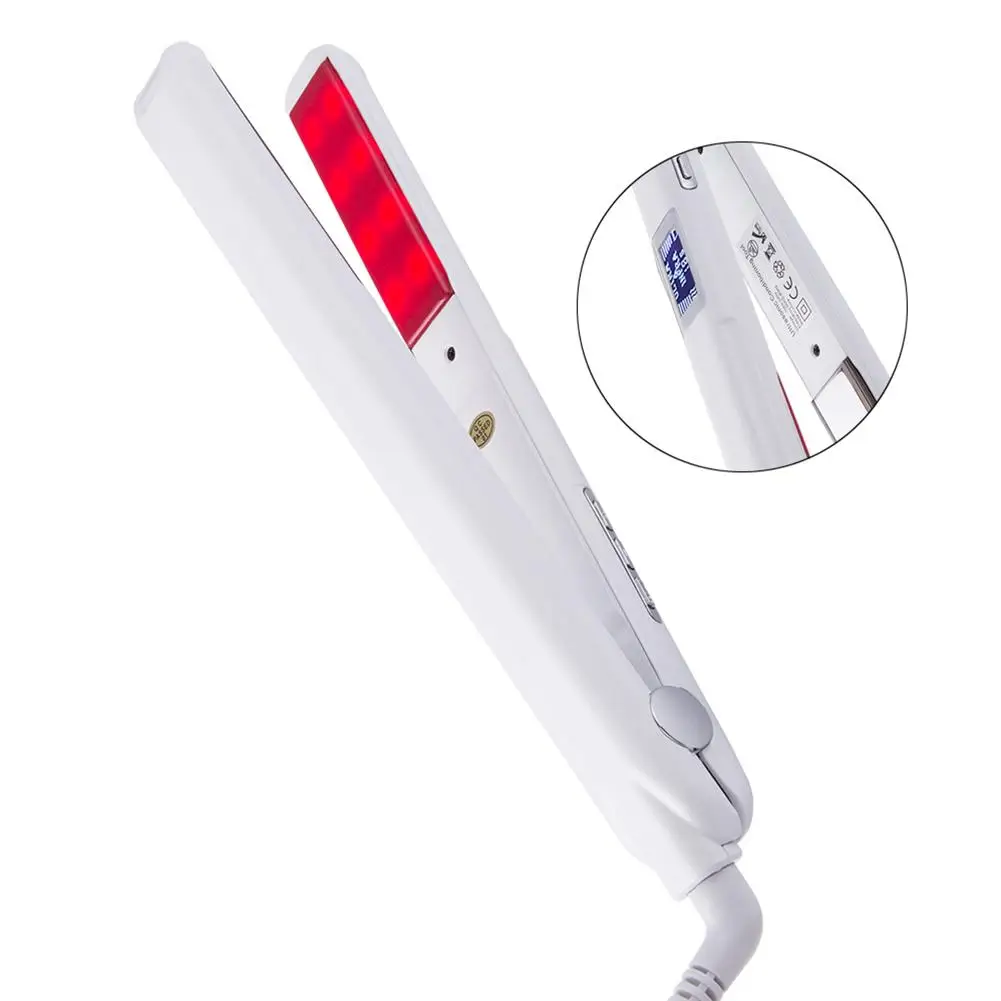 

Portable Infrared hair straightener Yfashion Dry Hair Keratin Repair Ultrasonic Hair Treatment Warm Irons Recovers Damaged Hair