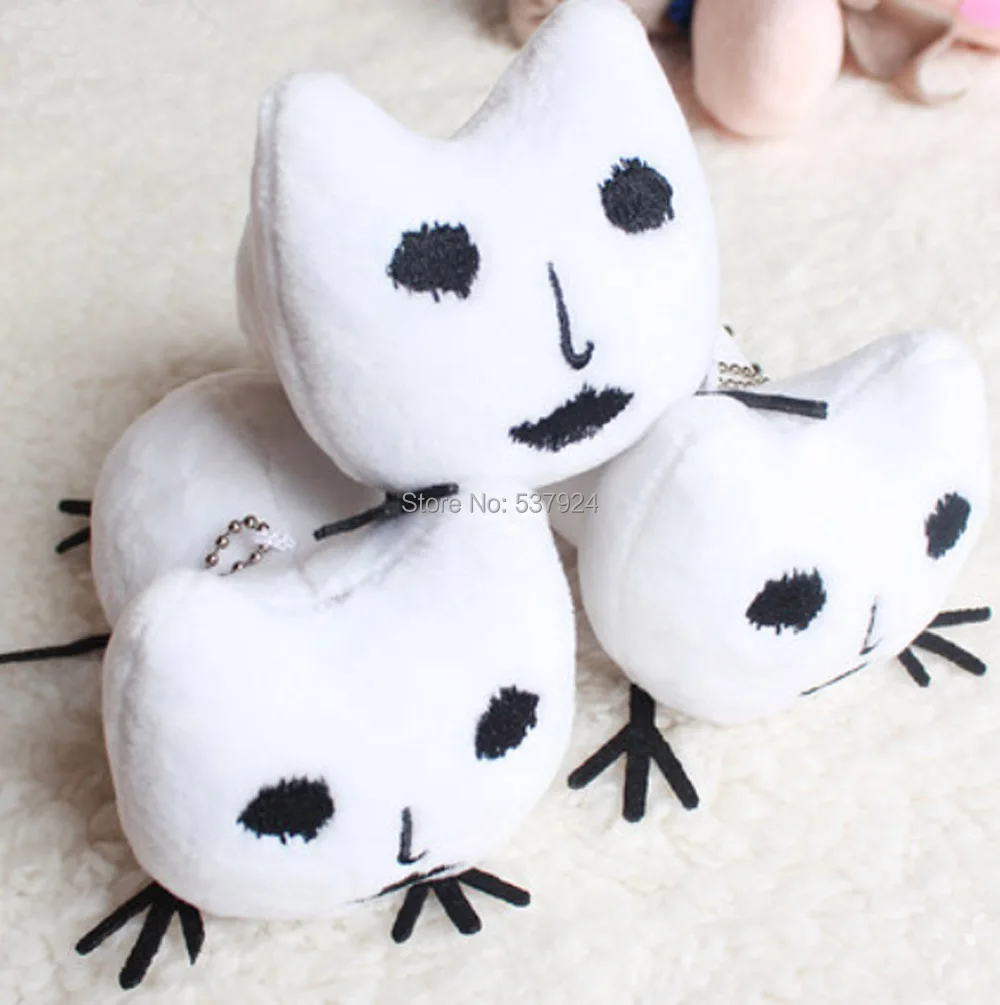 Новинка 10 шт Hoozuki No Reitetsu кошки 4 &quot10 см Брелок-плюшевая кукла подвеска | Игрушки и