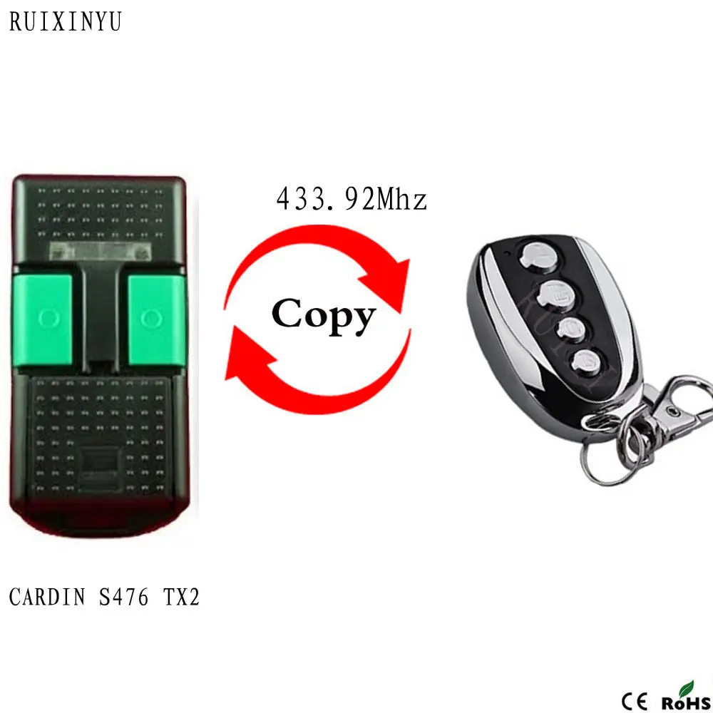 

Copy CARDIN S476 TX2 remote control With Battery 433.92mhz