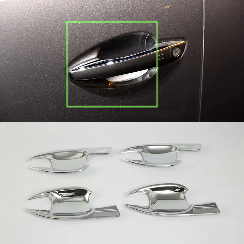 

ABS car accessories door handle cover 4pcs Car Styling For Peugeot 3008 2017