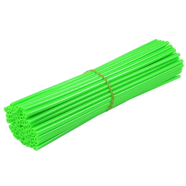 72 x Green Plastic motorcycle spokes wheel coverin Covers & Ornamental Mouldings from
