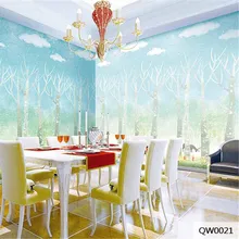 Пользовательские 3D печать ткани и текстильные обои для стен ткань моющиеся футболки, абстракция олень природа матовый шелк для гостиной спальни