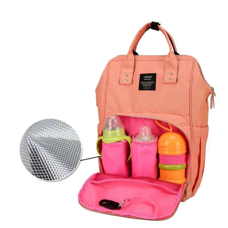 Mummy bag multi-functional large-capacity baby bag baby out leisure shoulder mummy bag15