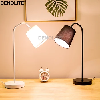 

DENOLITE Modern Decoration Metal Flexible Table Lamp Eye Protection Reading Desk Lamp Dormitory Bedroom Bedside Study Desk Light