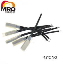 5Pcs/lot 45C Degree Celsius NO Normal Open Thermostat Thermal Protector Thermostat Temperature Control Switch 250V 5A K45