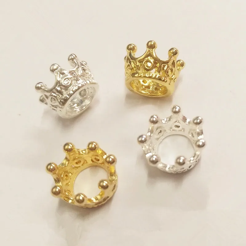 

10*8*6mm 50pcs crown Key Open Bezel Gold Charm Bezel Setting Cabochon Setting UV Resin Charm for diy decoration