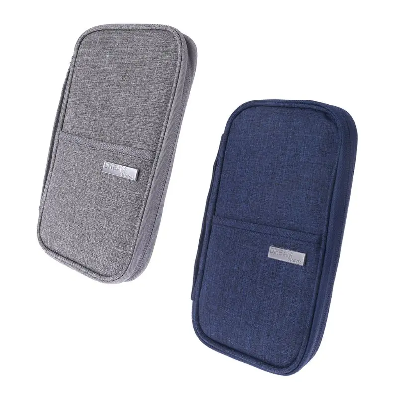 

Multi-Function Passport Travel Wallet Waterproof Passport Holder ID Credit Card Package Document Multi-Card Organizer