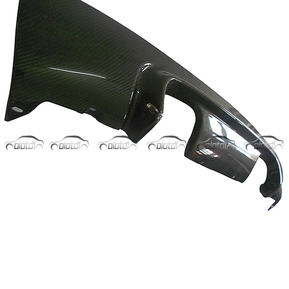 CSL Стиль автомобиля Стайлинг углеродного волокна задний спойлер губ бампер диффузор для BMW E46 M3