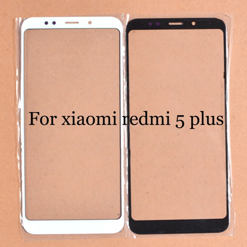 Для Xiaomi Redmi 5 plus сенсорный экран для Redmi5 передняя внешняя стеклянная верхняя