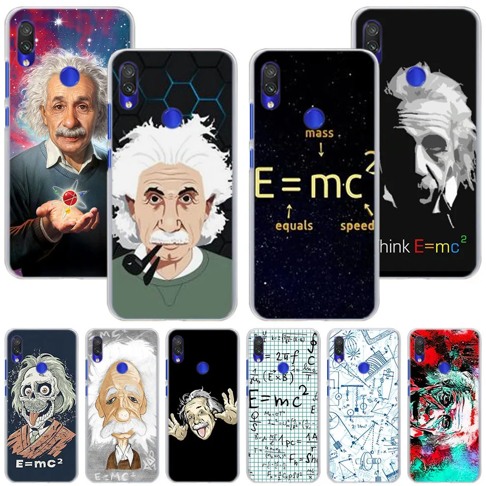

Albert Einstein Physical E=MC2 Phone Case coque for Xiaomi Redmi Note 7 5 4X 6a 6 Pro 5 5a Mi A1 A2 8 Lite Hard back case
