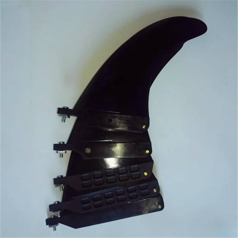 Srfda 7,5 дюйма доски для серфинга 7," Longboard Fin-Черный- 70% нейлон+ 30% стекловолокна