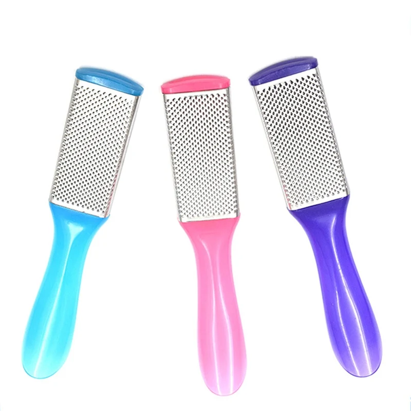 1PC Stainless Steel double sided Foot File scrub tool Foot Rasp