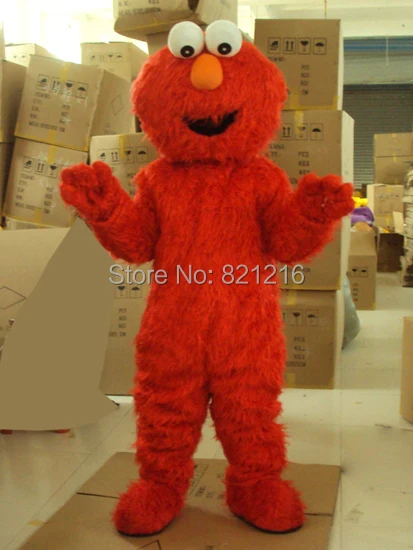 

Professional Sesame Street Elmo Red Monster Mascot Costume for Halloween party event