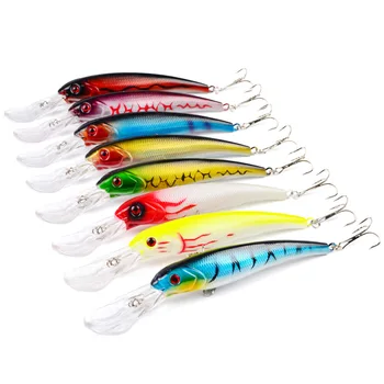

50pcs Big Minnow Depth Fishing Lures 28g 16.5cm Isca Artificial Fishing Wobblers Wholesale