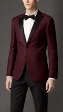 Groom Wedding Party Wear Tuxedos China Custom Made Buy Online With Price One Peice (Jacket+Pants) WB030 Wine Color Suit