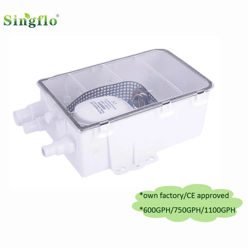 Hot sale 12v/24v 600GPH Boat Marine Shower Sump Pump Drain Kit System