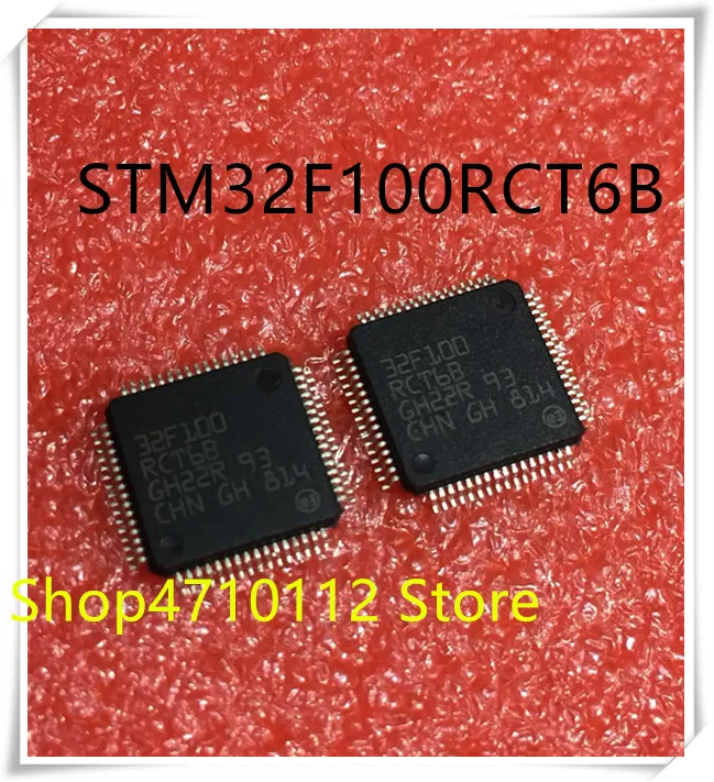 NEW 10PCS LOT STM32F100RCT6B 32F100RCT6B STM32F100 LQFP 64 IC