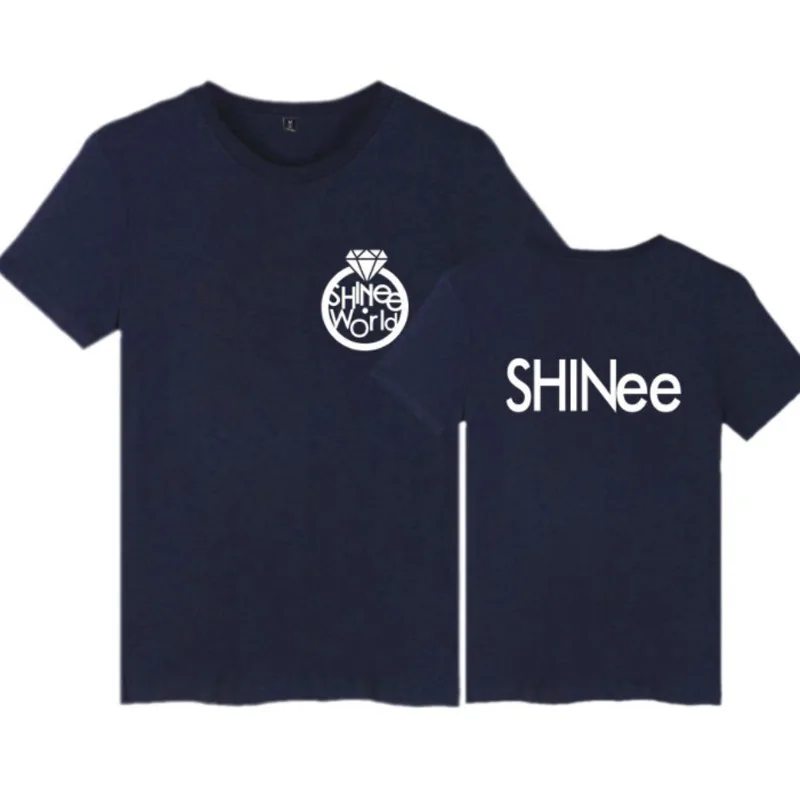 Корейская K POP KPOP SHINEE футболка Женская Мужская ONEW JONGHYUN KEY TAEMIN с надписью для