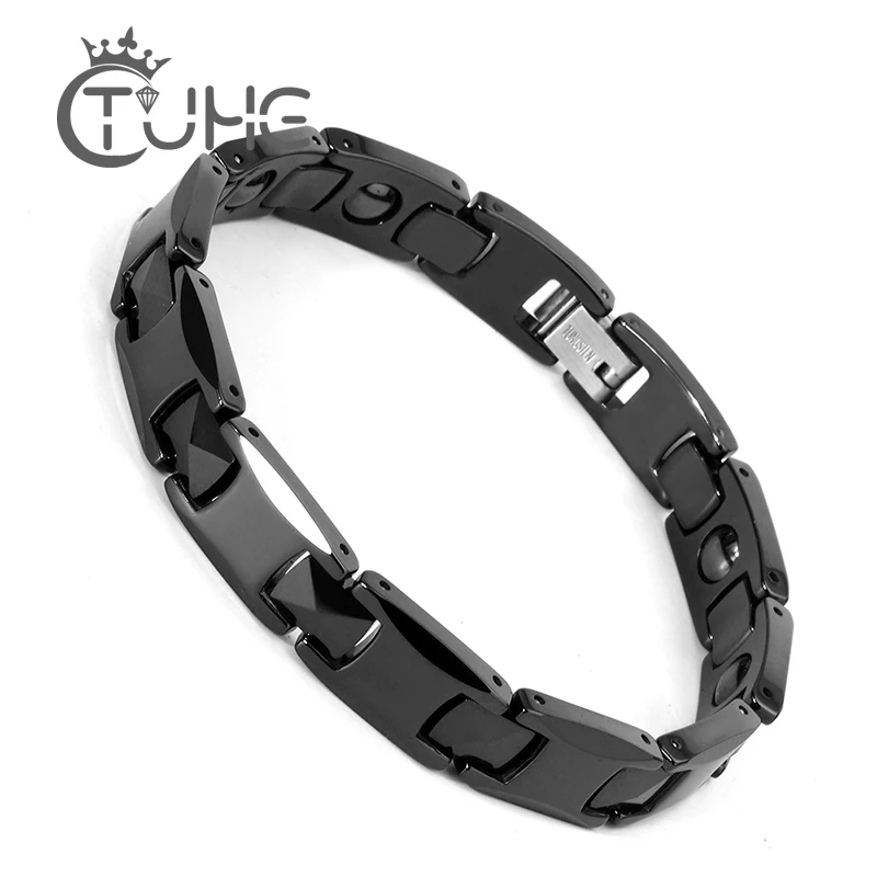 Fashion Black Ceramic Therapy Bracelet Health Care