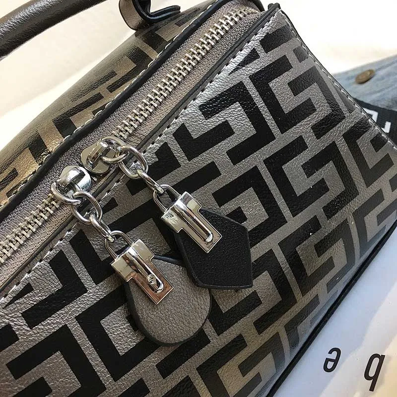 Women Fashion Printing Wide Shoulder Bag INS Popular Leather Handbag Exuqisite Female Messenger Bags Lady Luxury Bolsa SS3493 (20)