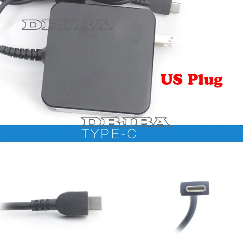 65 Вт 20 в 3.25A Тип C USB-C адаптер переменного тока зарядное устройство для ноутбука lenovo ThinkPad L380 X380 Yoga 730-13IKB 920-13IKB C930-13IKB - Цвет: Оранжевый