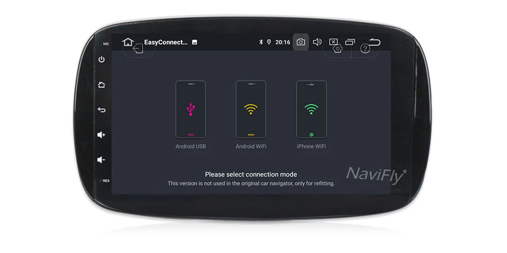 Cheap NaviFly 9" IPS full touch DSP Android 9.0 Car radio player gps for Mercedes Benz SMART Fortwo 2016- Head Unit Auto radio 12