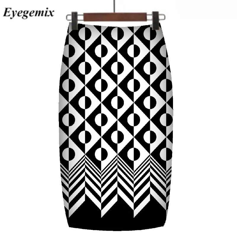 

Brand Western Fashion Gorgeous Floral Print Women Pencil Skirts S-XXL Fashion Ladies Bodycon Saias Girls Faldas Slim Bottoms