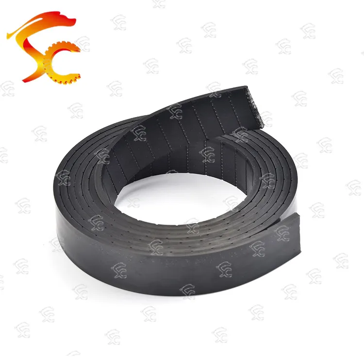 

Free shipping 8Meters P3 Flat Belt Width 40mm Thickness 3mm color black Polyurethane with Steel core for Fitness Equipment