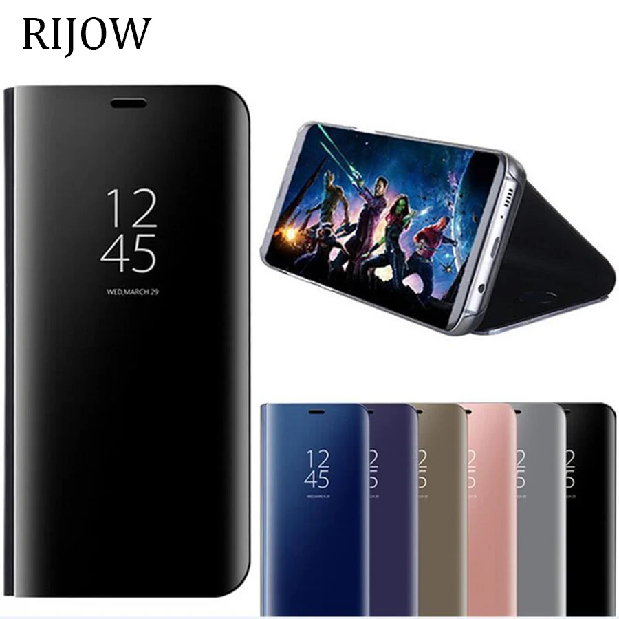 Умный зеркальный чехол для Xiaomi Redmi Note 8T 7 8 Pro книжка с подставкой Xiomi K30 K20 7A 8A 9 lite Mi CC9