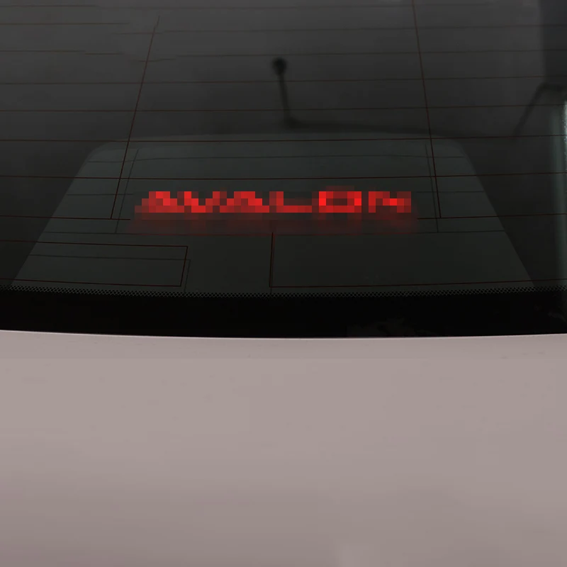 

Rear brake light decoration stickers inside the car personalized stickers after the windshield For Toyota Avalon 2019 2020