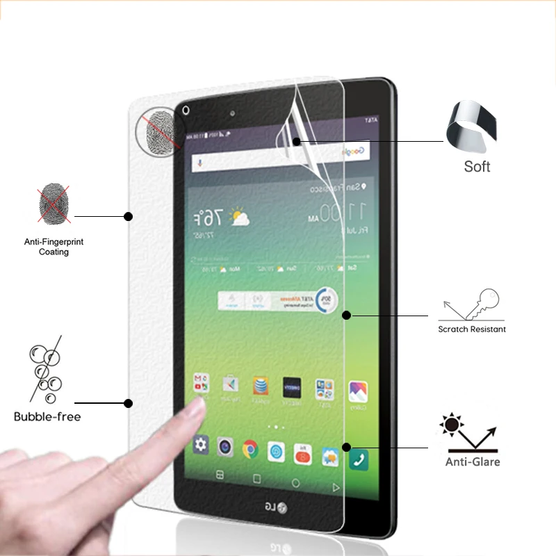 Премиум Антибликовая матовая защитная пленка для LG G PAD 3 V525 8 0 &quotПередняя Матовая