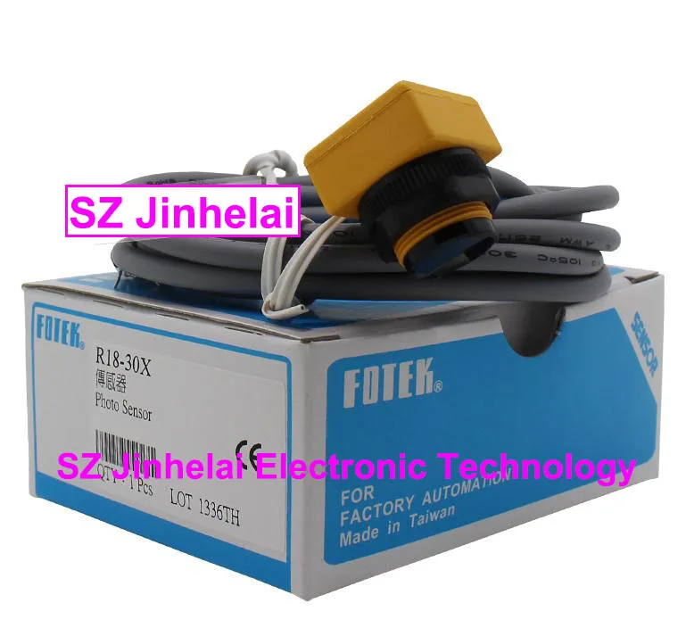 

100% New and original FOTEK Photoelectric switch R18-30X