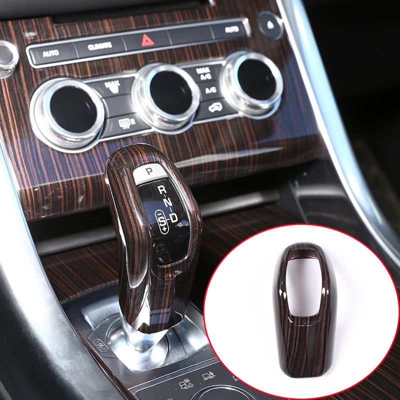 Накладка на головку переключения передач из АБС пластика для Landrover Range Rover Sport RR 2014