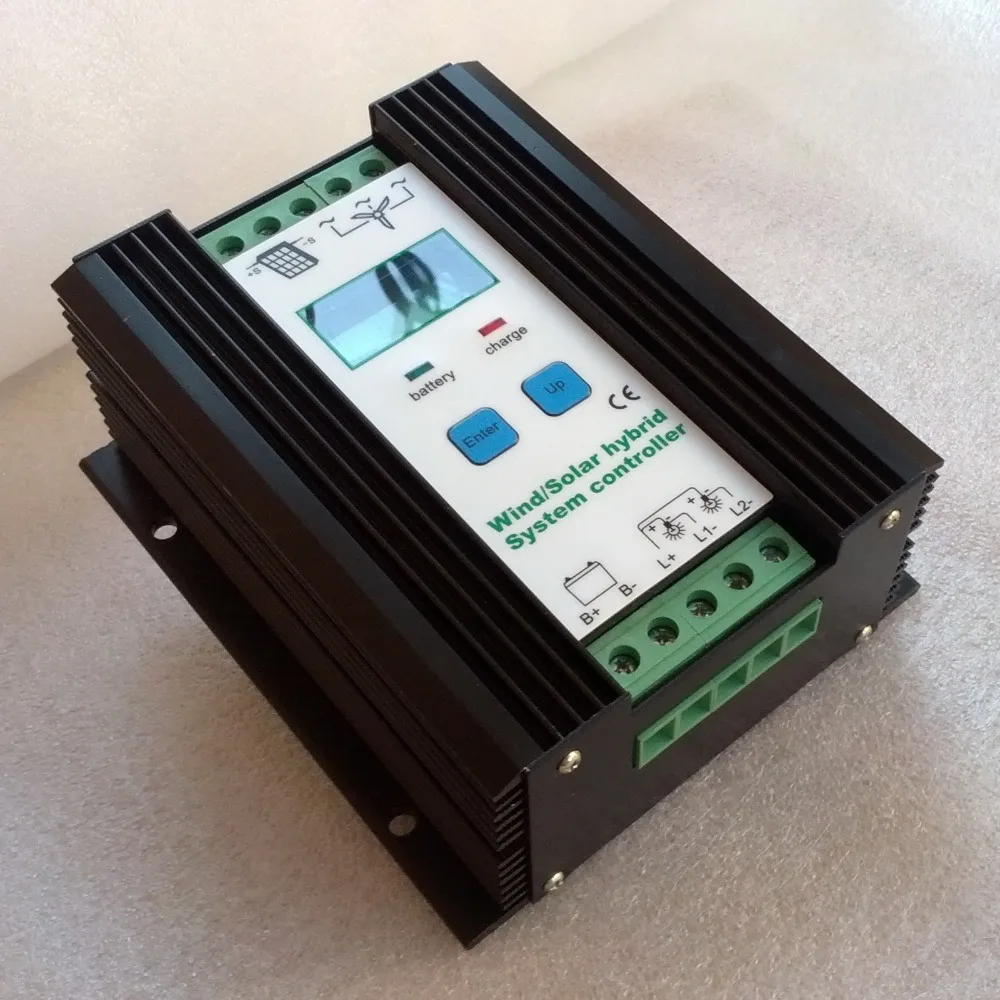 1200W Wind Solar Hybrid Boost Charge Controller 12V 24V apply for 800W