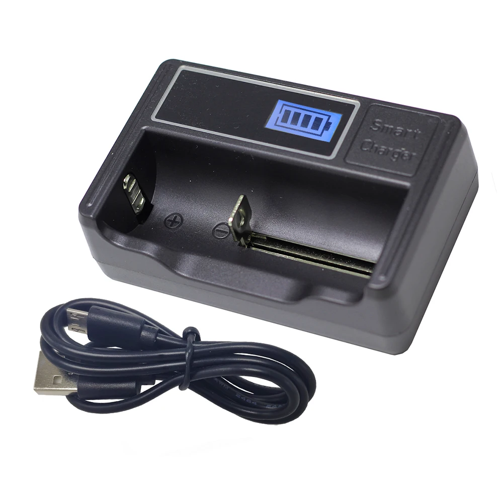 Зарядное устройство Doscing Smart LCD USB для 26650 18650 18500 18350 17670 16340 14500 10440 17500 18490 литиевая