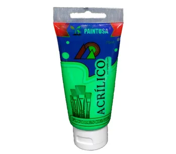 

Paintusa-acrylic paint green FLUORESCENT Q643F's 75 ml
