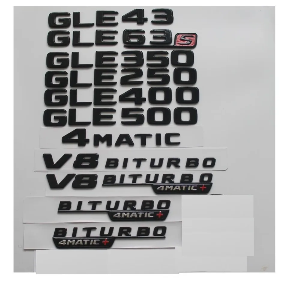 Heckspoiler Spoiler Ansatz Heck ABS Glanz Für Mercedes Benz GLE W166 - 2858