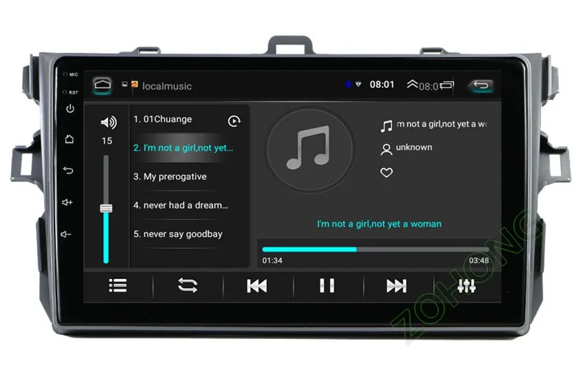 Discount 4G 2+32Gb 2.5D Android car multimedia player for Toyota Corolla 2007 2008 2009 2010 2011 CAR gps navigation autoradio recorder 23