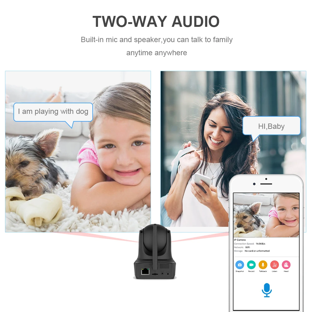 Vstarcam C29 Baby Monitor 720 P aparat IP HD WiFi detekcja ruchu noc wizja Audio CCTV sieci bezpieczeństwa bezprzewodowy czarny Vstarcam C29 Baby Monitor 720 P aparat IP HD WiFi detekcja ruchu noc wizja Audio CCTV sieci bezpieczeństwa bezprzewodowy czarny
