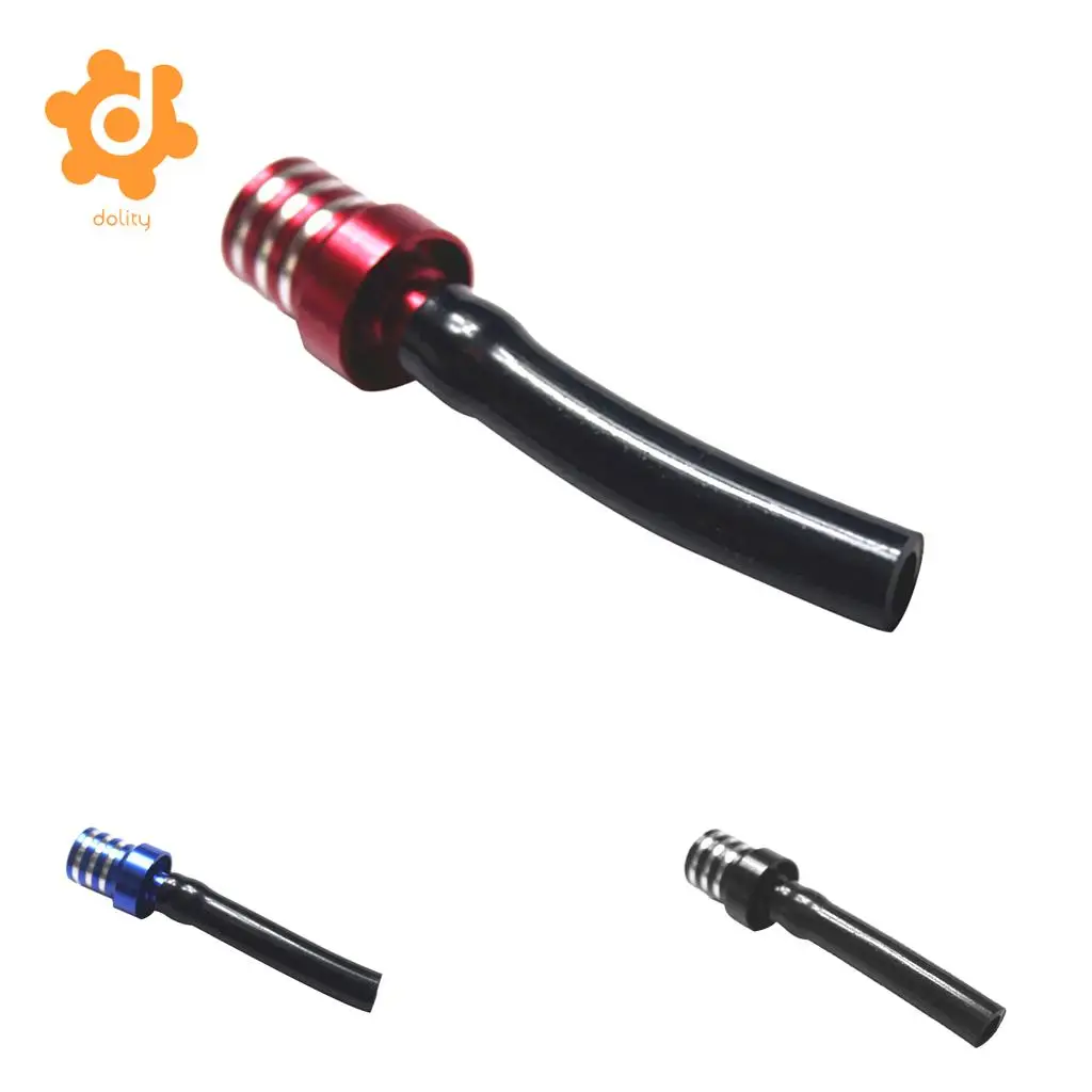 dolity Color Gas Fuel Tank Cap Valve Vent Breather Hose Tube for ATV Motor Blue