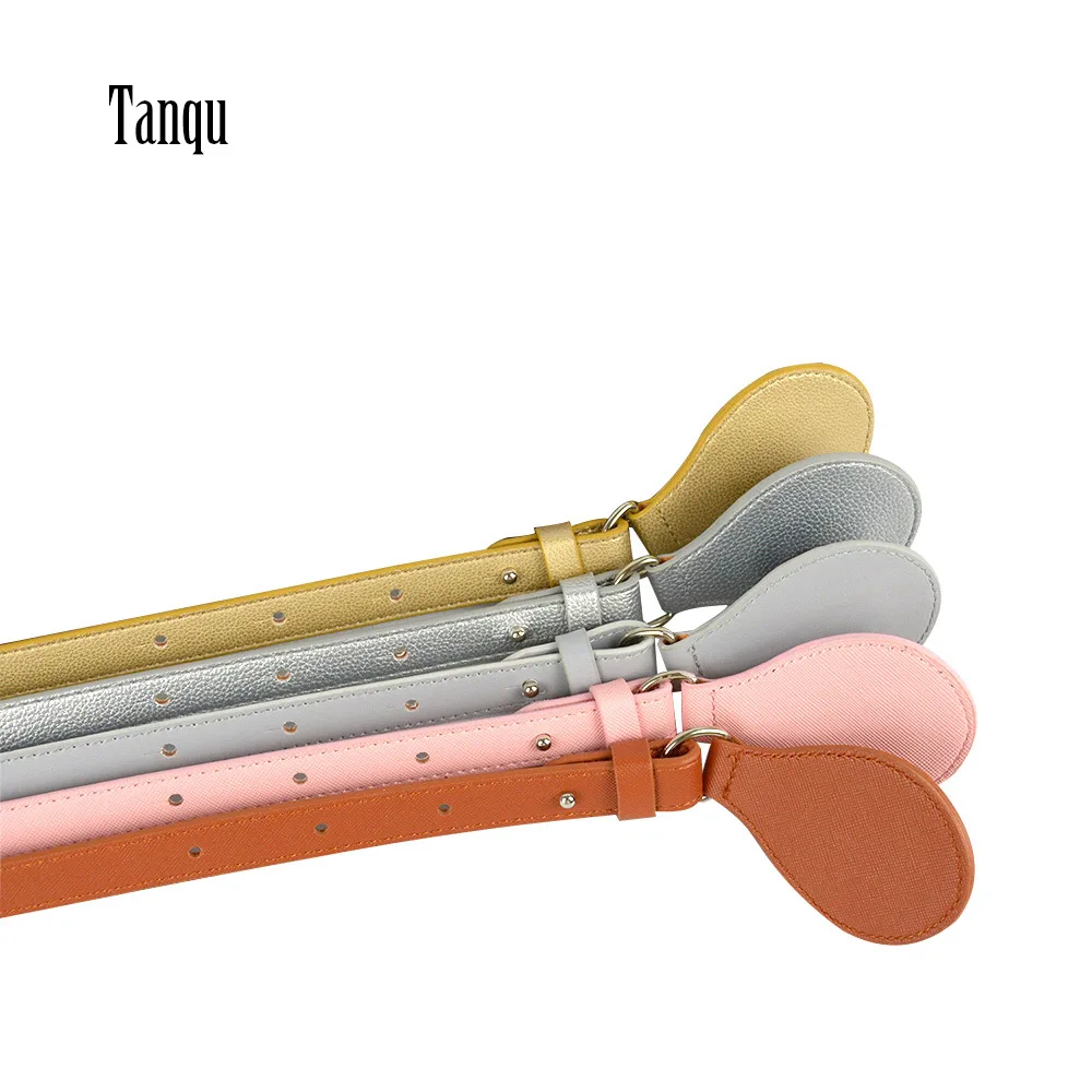 TANQU двунаправленный регулируемый по длине плоский кожаный ремень ручка с каплями для Obag корзина ведро городской шик женская сумка O Bag