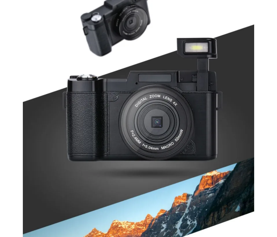 JOZQA 24MP HD полуdslr профессиональная цифровая камера s с 4x телефото рыбий глаз и широкоугольный объектив камера макро HD камера